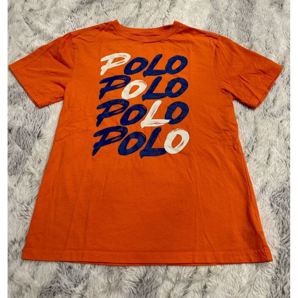Polo Ralph Lauren Youth Boys M 10/12 Graphic Short Sleeve Color Changing Shirt